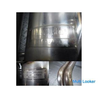 ARQRAY BMW E60 Vorgänger 5er Serie 545i Halb-Titan-Schalldämpfer Titan Heckauslassdurchmesser ca. 76