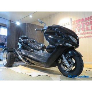 YAMAHA MAJESTY TRIKE 26968km Schwarz 250ccm Selbstkompensation R5.5 Trike Custom Production!