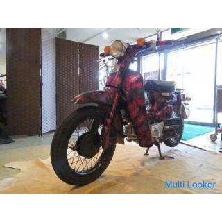 HONDA LITTLE CUB 72cc 2294km Lila Metallic Wrap Painting Produktion!