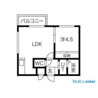 [Shiraishi ★ 1LDK] Haustierberatung ist möglich, Bad und Toilette getrennt und gutes Sonnenlicht