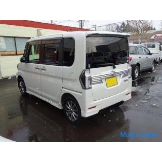 Daihatsu Tanto 660 Benutzerdefinierte RS Top Edition SAII 4WD Beide Powersla Navi (Perle)