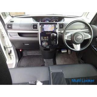 Daihatsu Tanto 660 Benutzerdefinierte RS Top Edition SAII 4WD Beide Powersla Navi (Perle)
