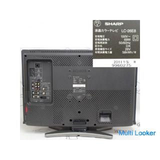SHARP LCD TV Aquos LC-26E8 2011