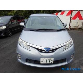 Honda Estima Hybrid * 4WD * HID * Smart Key * Linke Stromversorgung Sla * Navi * Rückfahrkamera * DV