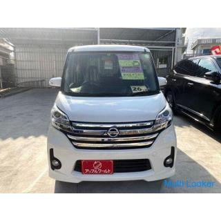 Darlehen OK! IssNissan Dayz Roox Highway Star S ☆ Innen geräumig ☆ Musik verbinden Bluetooth ☆ 660cc