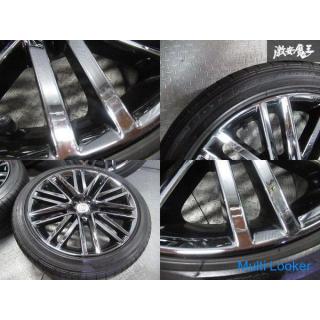 Toyota Original GRS210 210 Series Crown Athlet 18 Zoll 8J +40 PCD114.3 5H Rad 4-teiliges Set Schwarz