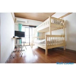 2 Minuten zu Fuß von der Bushaltestelle Hirokoji, 21㎡ 1K, voll ausgestattet mit Möbeln und Haushalts