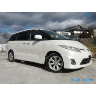 Sehenswert! 2012 Toyota Estima ☆ Schläfer! Leichenwagen! Krankentransportfahrzeug! Glänzendes Perlwe