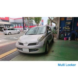 2007 Nissan March (bis 25. Februar, 4. Jahr der Fahrzeuginspektion) Geringe Laufleistung 30.000 km.