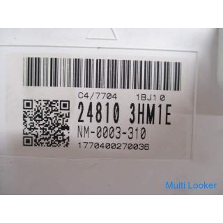 2017 Nissan March K13 Tachometer 3,877 km 24820-3HM1E