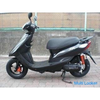 SA39J Yamaha JOG ZR EV02 Schwarz Custom Kitaco Batterie usw. Neu ersetzt