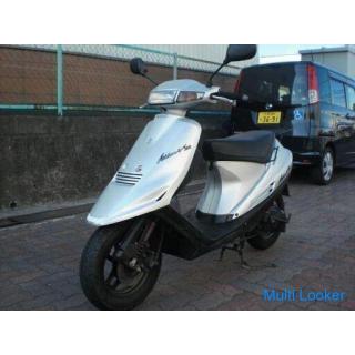 Suzuki Adresse V100 Silber Batterie / Stecker usw. Neu ersetzt