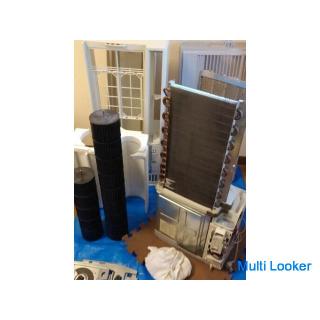 Wir werden die am Fensterflügel angebrachte Fensterklimaanlage reinigen!