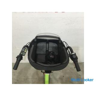 [Kostenloser Versand] Elektrofahrrad für Kinder YAMAHA Pas Kiss Mini Clover Green 20 Zoll Batterie m