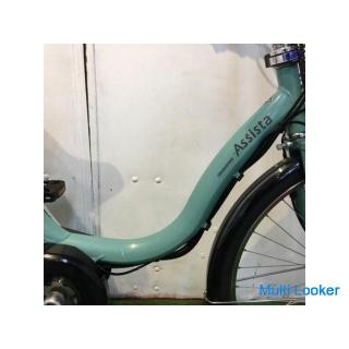 Elektrofahrrad Mamachari BRIDGESTONE Assista DX Scenic G Mint 24 Zoll Batterie mit großer Kapazität 