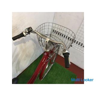 Elektrofahrrad Mamachari BRIDGESTONE Assista Polk Modern Red 26 Zoll 8AH