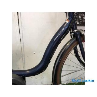 Elektrofahrrad Mamachari YAMAHA PAS Natura L Erdblau 26 Zoll Batterie mit großer Kapazität 12.3AH Vo