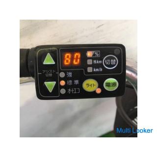 Elektrofahrrad Mamachari YAMAHA PAS Natura L Erdblau 26 Zoll Batterie mit großer Kapazität 12.3AH Vo