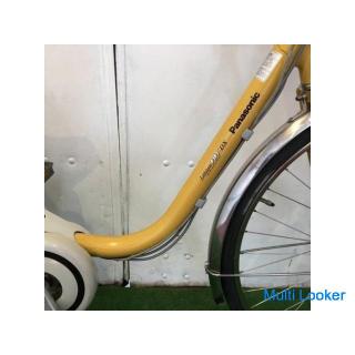 Elektrofahrrad Mamachari Panasonic Lithium Vivi DX Senfgelb 26 Zoll