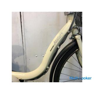 Elektrofahrrad Mamachari BRIDGESTONE Assista Elfenbein 26 Zoll 8AH Viele neue Ersatzteile! [Mit neue