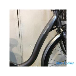 Elektrofahrrad Mamachari BRIDGESTONE Frontier DX Sparkle Silver 26 Zoll 8AH [Modell 2017]