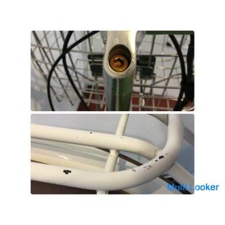 Elektrofahrrad BRIDGESTONE Frontier Royal Cream Elfenbein 26 Zoll 8AH Automatische Ladefunktion Vord