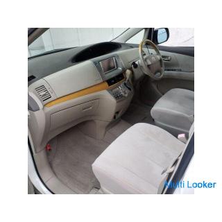 Toyota Estima 2.4 Aeras G Edition 49.000 km. Echte Navigation Full Seg TV Farbrückkamera Beide Seite