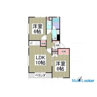 Anfangskosten 50.000 Yen Planberatung verfügbar: Keisei Narita Bahnhofsbus 27 Minuten 2LDK Raumeinfü