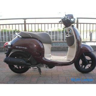 Honda AF70 Giorno Fi Brown mit 2 Schlüsseln Batterie / Riemen / Stecker usw. Neu ersetzt