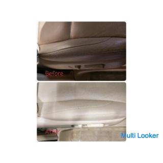 Lederreparatur, Reparatur des Armaturenbretts, Reparatursofa