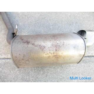 2010 Jaguar XF J05FA Schalldämpfer links hinten