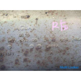 2010 Jaguar XF J05FA Schalldämpfer links hinten