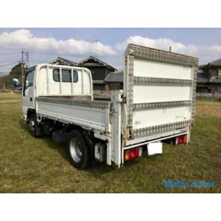 2015 Isuzu Elf 2t Flacher Körper 10 Shaku Fernost Entwicklung Vertikales Power Gate Alte gewöhnliche