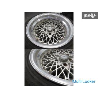 ● SSR-FM TYPE-B 15 Zoll 8J -2 PCD100 4H 4 Löcher Silber NA8C Roadster Verwendet für über Kotflügel A