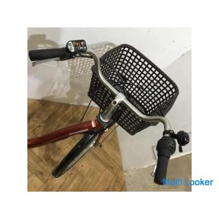 Elektrofahrrad Mamachari YAMAHA PAS Natura Orange 26 Zoll 8Ah Viele neue Ersatzteile! [Kobe]