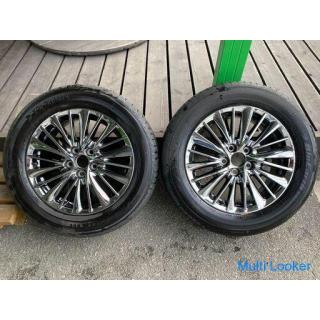 Toyota 30er Alphard Vellfire Original Alufelge ★ 17 Zoll ★ Yokohama 225/60R17 99H ★ 2 ★ Executive Sp