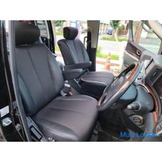 Nissan Elgrand 250 Highway Star ME51 Original HDD Navi Eingebauter ETC Halbschwarzer Ledersitz