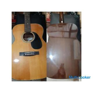 Japan Old Morris F-10 Initial Black Head, Inlay Logo (Recyclingprodukt)