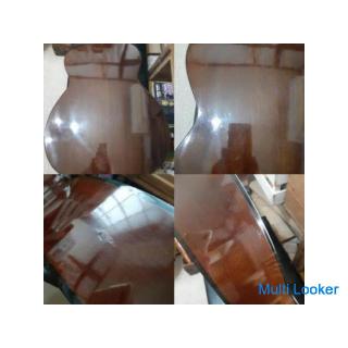 Japan Old Morris F-10 Initial Black Head, Inlay Logo (Recyclingprodukt)