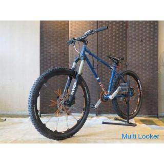 Seltenes CHARGE DUSTER 18 Speed 26 Zoll Blau Metallic Chromoly MAGURA MT140AM MTB Mountainbike Fahrr