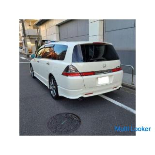 Honda Odyssey Absolute Vollledersitz Original HDD Navigation & Farbrückkamera Original Aero &amp