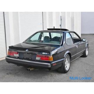 1988 BMW E24 M6 5-speed manual