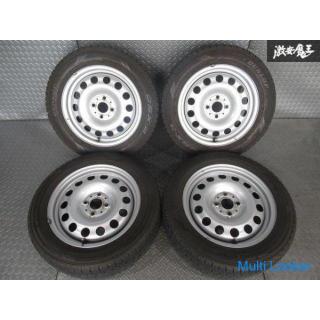 BMW MINI R50 R53 15 Zoll 5.5J +45 PCD 100 4H 4 Loch Eisenstahlfelgen 4er Set mit Spikereifen