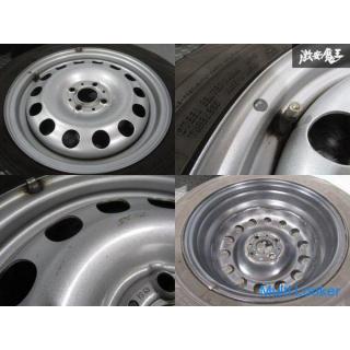 BMW MINI R50 R53 15 Zoll 5.5J +45 PCD 100 4H 4 Loch Eisenstahlfelgen 4er Set mit Spikereifen