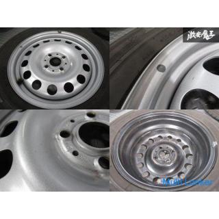 BMW MINI R50 R53 15 Zoll 5.5J +45 PCD 100 4H 4 Loch Eisenstahlfelgen 4er Set mit Spikereifen