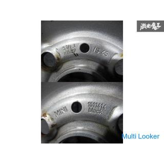 BMW MINI R50 R53 15 Zoll 5.5J +45 PCD 100 4H 4 Loch Eisenstahlfelgen 4er Set mit Spikereifen