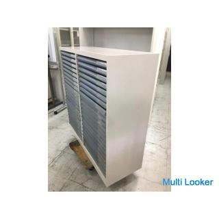 Gebrauchter KOKUYO A3 Briefkasten 2 Reihen flach 22 Stufen Klarer Schrank Dokumentenmappe Breite 105