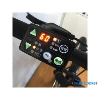 Elektrisches Fahrrad Sport YAMAHA PAS BRACE Sonic Orange große Kapazität Batterie 12Ah mit neuen Dra