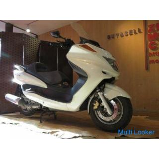 YAMAHA MAJESTY BA-SG03J 250ccm 29,748 km. Weiße Produktion!