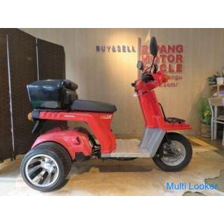 HONDA GYRO X TD01 Rot 7406 km.! Moped Original Charis Roller